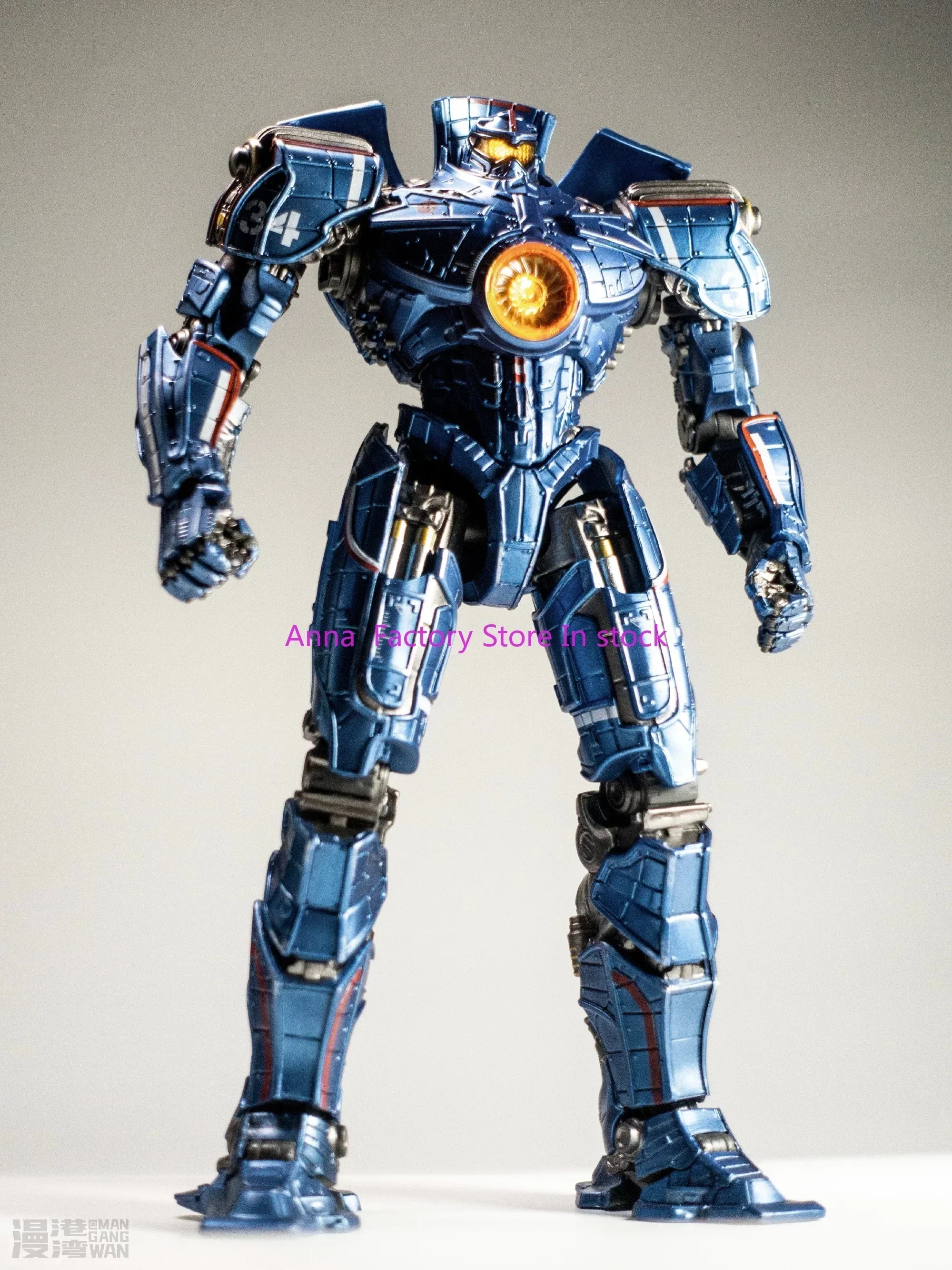 LING JIHUN オリジナル パシフィック・リム ジプシー・デンジャー 8インチ 20CM LED発光アクションフィギュア おもちゃ ギフト コレクション