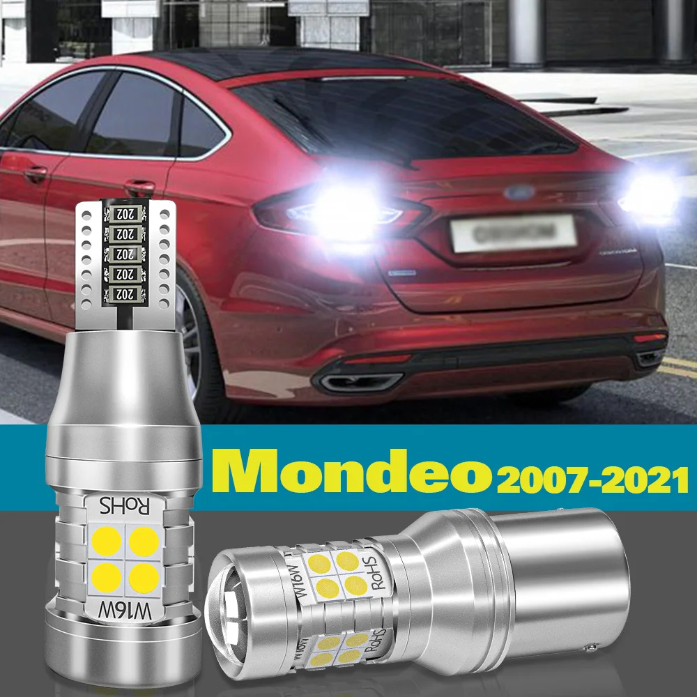 

Reverse Light For Ford Mondeo 4 5 Accessories 2007-2021 2013 2014 2015 2016 2017 2018 2019 2020 2pcs LED Backup Back up Lamp