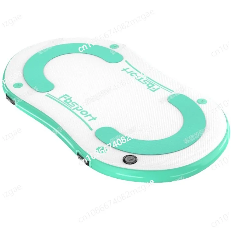 

Надувная плавающая платформа для плавания, нескользящая плавающая платформа для отдыха с рядами