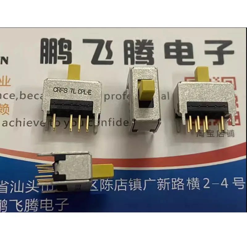 

1PCS/LOTS Japan COPAL CRFS-2302W Vertical Double Row Toggle Switch 8-pin 3-position Slide Power Switch with Bracket