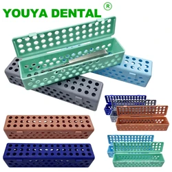 Scatola di sterilizzazione dentale per pinze ascensori per estrazione dei denti supporto per strumenti chirurgici custodia per disinfezione in plastica nuova