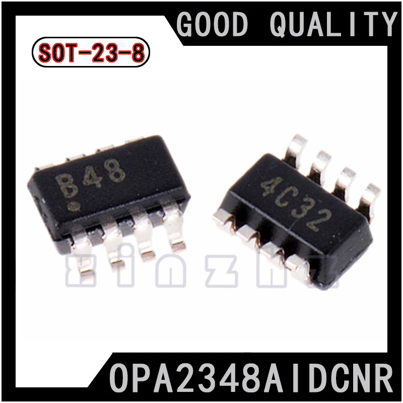 

5pcs OPA2348AIDCNR Operational Amplifier SMD SOT23-8