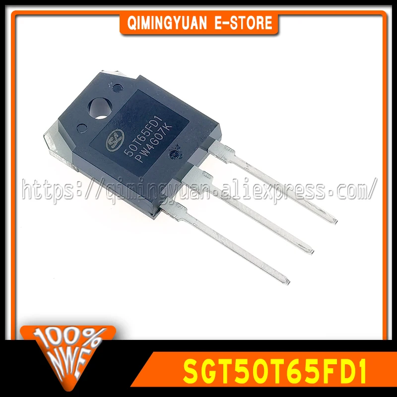 5~10PCS New Original 50T65FD1 SGT50T65FD1 SGT50T65FD1PN TO-3P IGBT Tube 50A 650V