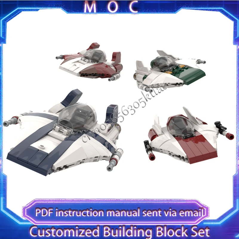 

Набор для сборки модели звездолета MOC Star Battle Starfleet, 865 деталей, конструктор, развивающая игрушка, популярный рождественский подарок