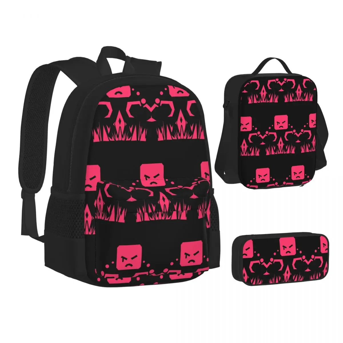 

Just Shapes And Beats Blixer Backpacks Boys Girls Bookbag Children School Bags Kids Rucksack Lunch Bag Pen Bag Three-Piece Set