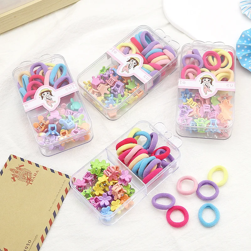 مجموعة ربطات شعر كرتونية للأطفال، ربطات شعر ناعمة بدون كسر، ألوان باستيل جاهزة للأطفال الصغار