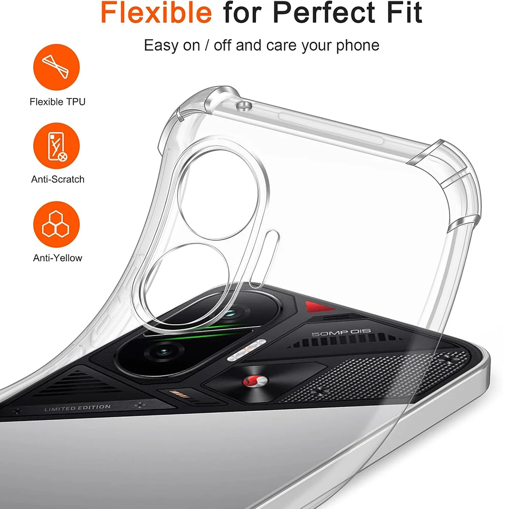 حافظة رفيعة للغاية من السيليكون الشفاف المقاوم للصدمات لهاتف Xiaomi Poco F7 Ultra F6 F5 X7 X6 X5 X4 X3 Pro F3 Gt غطاء خلفي Pocof7Ultra #3