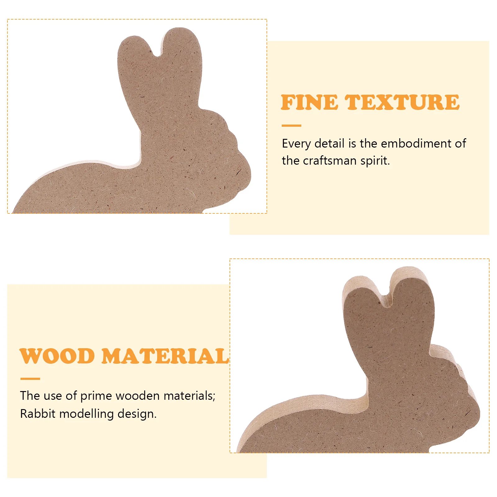 

DIY Wood Wooden Craft nament Sign Wooden Craft nament Easter Bunny Shape Decor Kids Painting Models H made Party Supplies