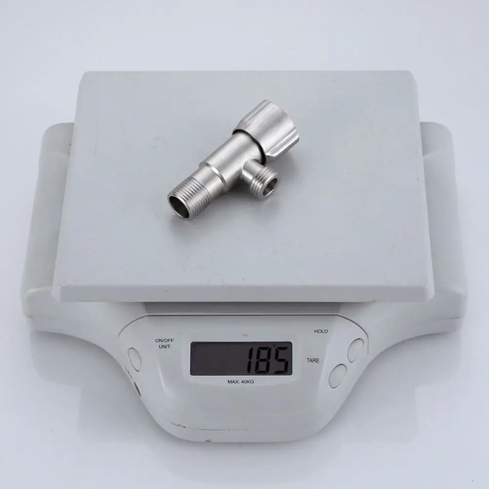 Angle Valve Bathroom Stop Valves Shut Heater Corner Silver Ground Tee
