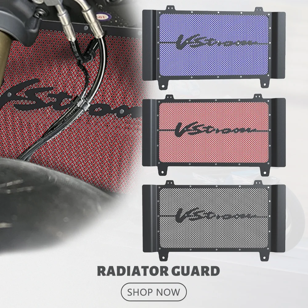 

2025 For Suzuki V-Strom VSTROM 800DE 800 DE 2023 2024 V Strom Motorcycle Radiator Grille Grill Protection Guard Cover Protector