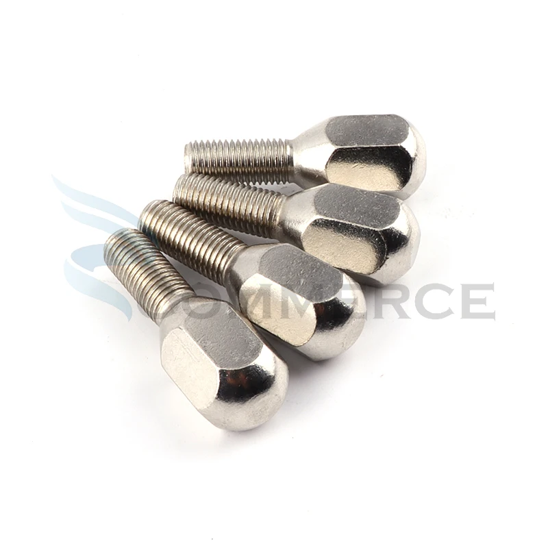 

4pcs M10X1.25 Chrome Wheel Hub Bolt Fit For Jinling Alloy Aluminum Rim Wheel ATV Buggy UTV Quad Bike Go Kart Vehicle Moto Parts