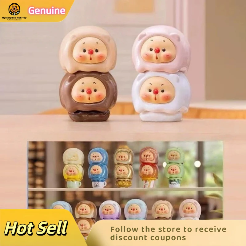 

Genuine Oyo Bear Cub Ice Cream Series Anniversary Stackable Blind Box Trendy Mini Doll Gift Garage Kit Ornament Kids Gift Toy