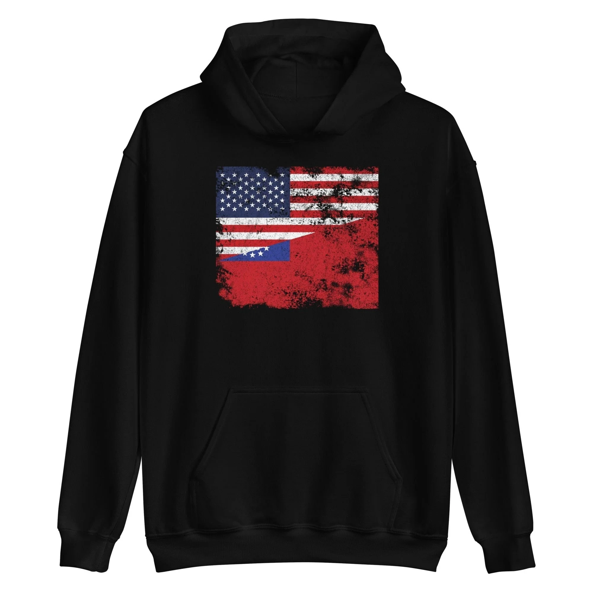 

Burma USA Flag Hoodie Men's and Women's Long Sleeve Sweatshirt Y2k Tops Autumn Pullover Men Clothing Retro Sportswear Streetwear