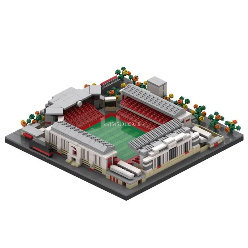 MOC City Architecture Stadium Model Building Blocks Set Football Club MOC-48095 MOC-58414 Constructor Aldult Bricks Toys Gifts