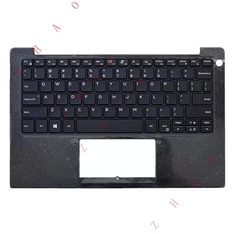 Z  Upper Case Palmrest Cover Backlight Keyboard For Dell XPS 13 9370 9380 7390 9305