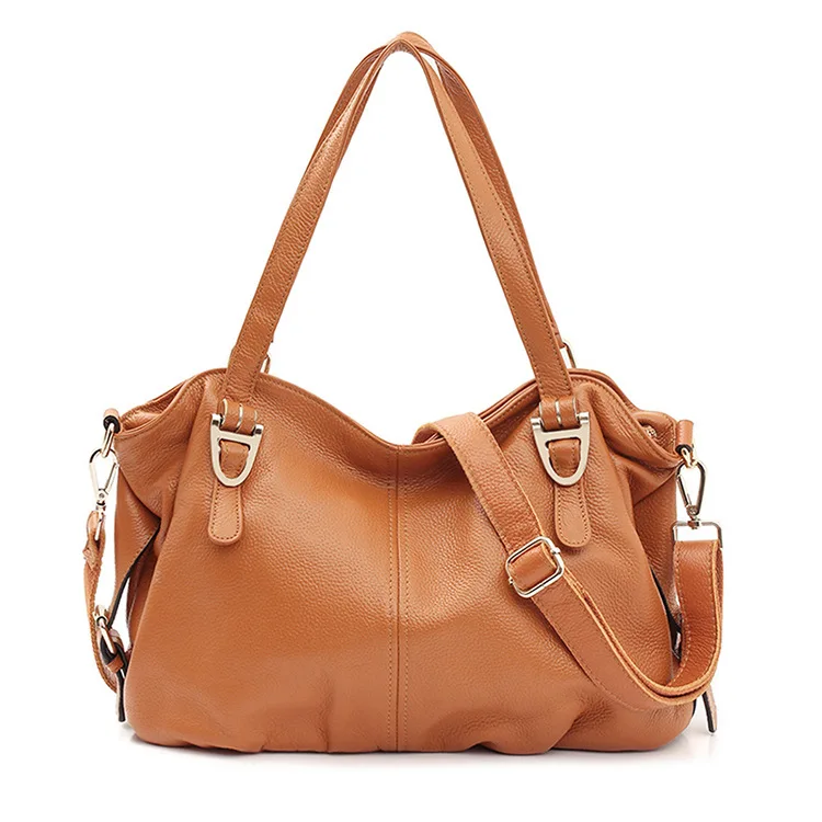 

Women's First Layer Cowhide European and American Handheld Tote Bag Versatile Large-capacity Cross-body Shoulder Bag