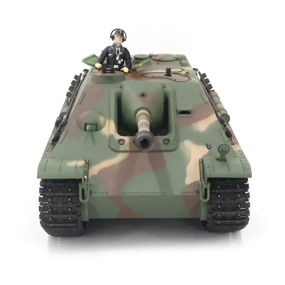 1: 16 Henglong Remote-controlled Tank German Cheetah Heavy-duty Multifunctional Combat Competition Simulation Tank Model Toy Gif