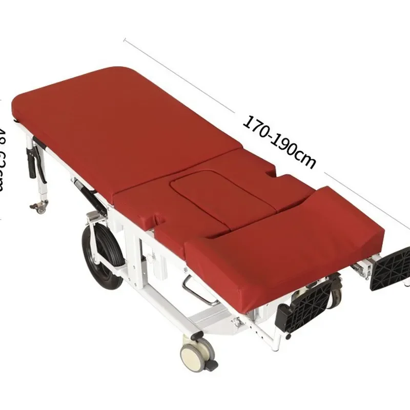 Heavy Duty Bed Shifter with Large Wheels and Brake Automatic Anti Jam Slide Rail Zero Gap Mattress Mover for Elderly Home