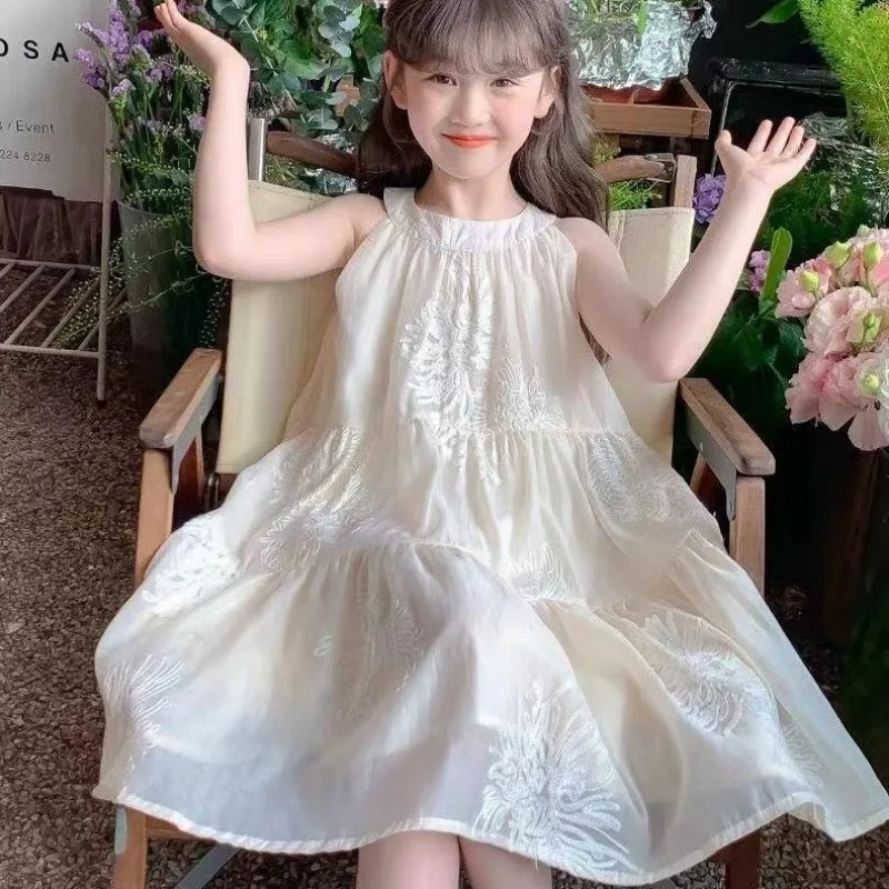 Kids Dresses Teenage White Wedding Party Lace Girl Dress Long Sleeve Children Carnival Spring Autumn 4 6 10 11 12 Years Clothes