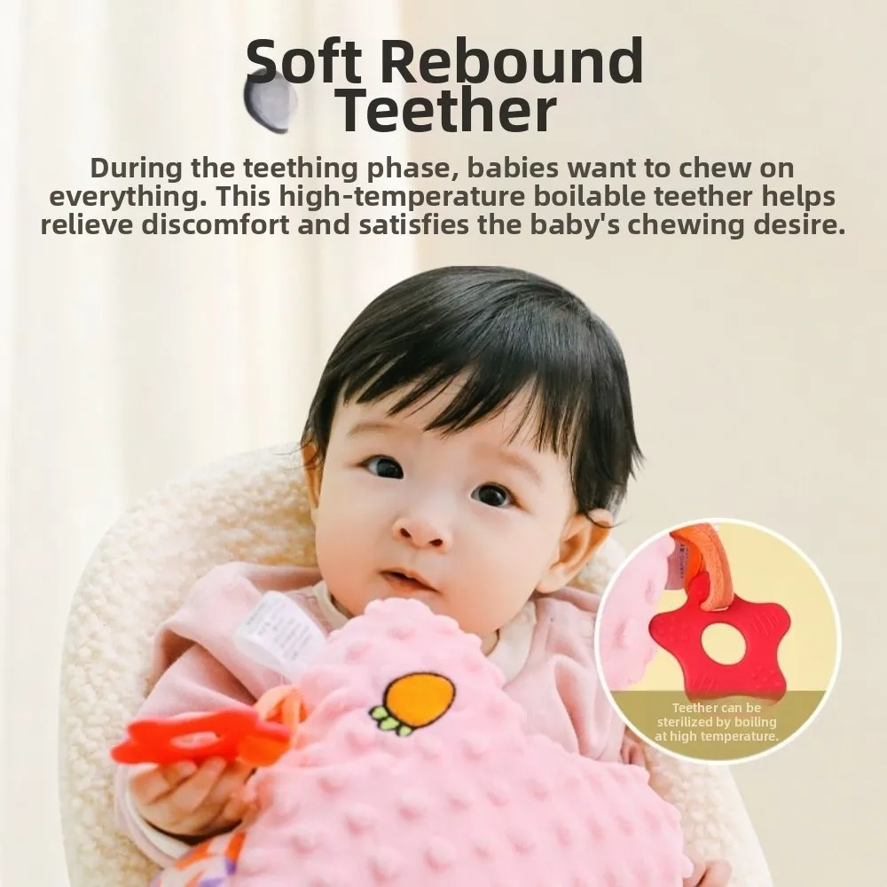 Fashion Lion Rabbit Baby Comforter Soft Cute Baby Appease Comfortable Wear-resistant Animal Placate Dolls Girl Boy