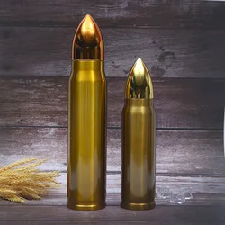 Bullet Thermos Bottle 350/500/1000ml Large Capacity Stainless Steel Water Bottle Portable Vacuum Flasks Thermos Coffee Cup Gift