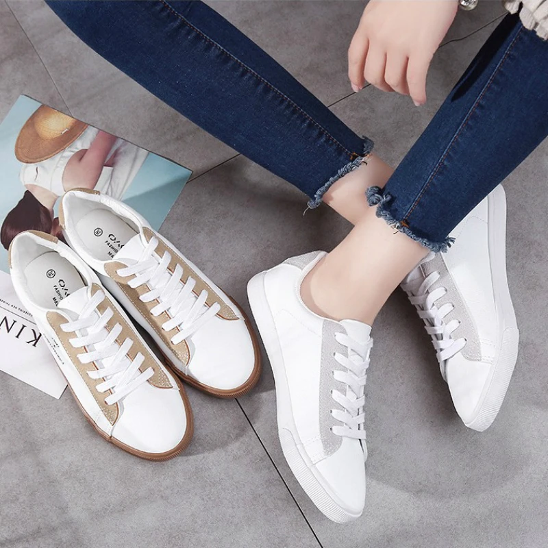 New Shoes Women Classics Sneakers Comfortable Low-cut Flat Woman Fashion Casual Loafers Ladies Soft Bottom Trainers High Quality