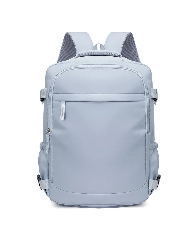 

Cross-border solid color men's backpack multi-functional commuter laptop bag short business trip Oxford cloth business backpack