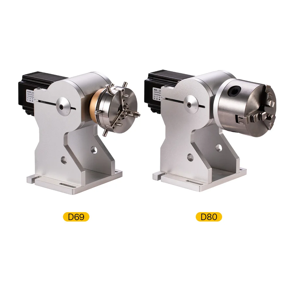 Rotary Attachment with Driver for Fiber  Marking Rotating fixture  engraving accessories