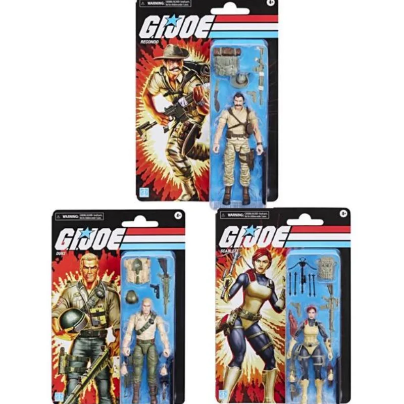 

Original G.I. Joe Classified Series Retro Cardback Duke 6-Inch (15cm) Action Figure Collectible Toys Includes 10 Accessories Toy