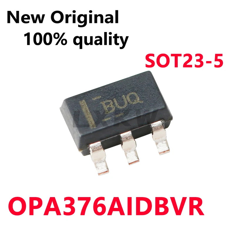 5/PCS New OPA376AIDBVR Screen printing BUQ SOT23-5 Precision operational amplifier chip In Stock