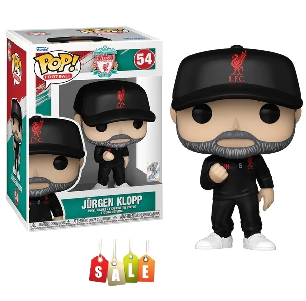 Figura de vinil FUNKO POP Liverpool FC Jurgen Klopp 54 #   Coleção de brinquedos de ação bonecas presentes para crianças anime figura bonecas brinquedos