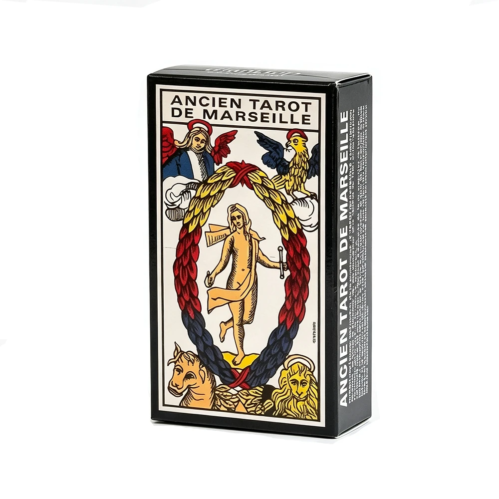 French Ver. Marseille Tarot Classic Ancien Tarot De Marseille Tarot Deck 78 Cards+2 Card Introductions Fortune Divination Fate