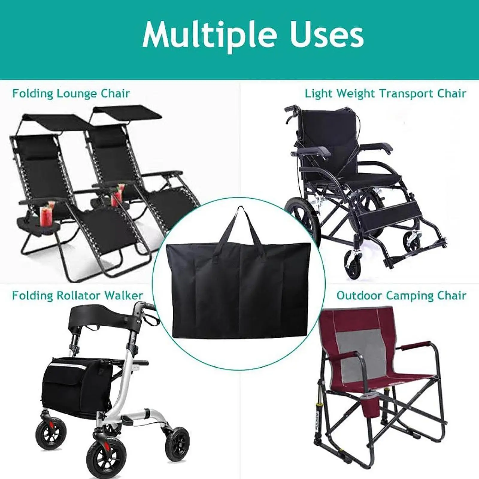 Portable Massage Table Bag SPA Tables Carrying Bag Washable Oxford Cloth Carrying Bag for Massage Table for Salon Travel Home