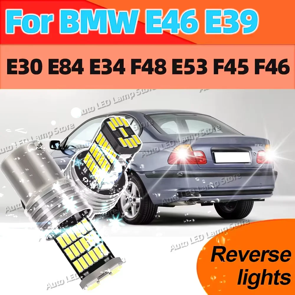 

2PCS Car LED Bulbs Turn Signal Light 12V Reverse Lamps 1156 Ba15s For BMW E46 E39 E30 E84 E34 F48 E53 F45 F46 X1 X2 F39 E86