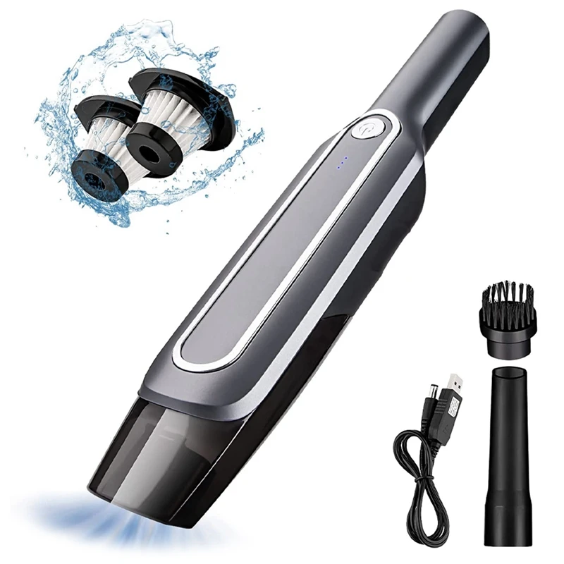 

Portable Vacuum Cordless,High Power 9Kpa Rechargeable Car Vacuum Cleaner, Low Noise, For Car, Home, Office, Pet Hair