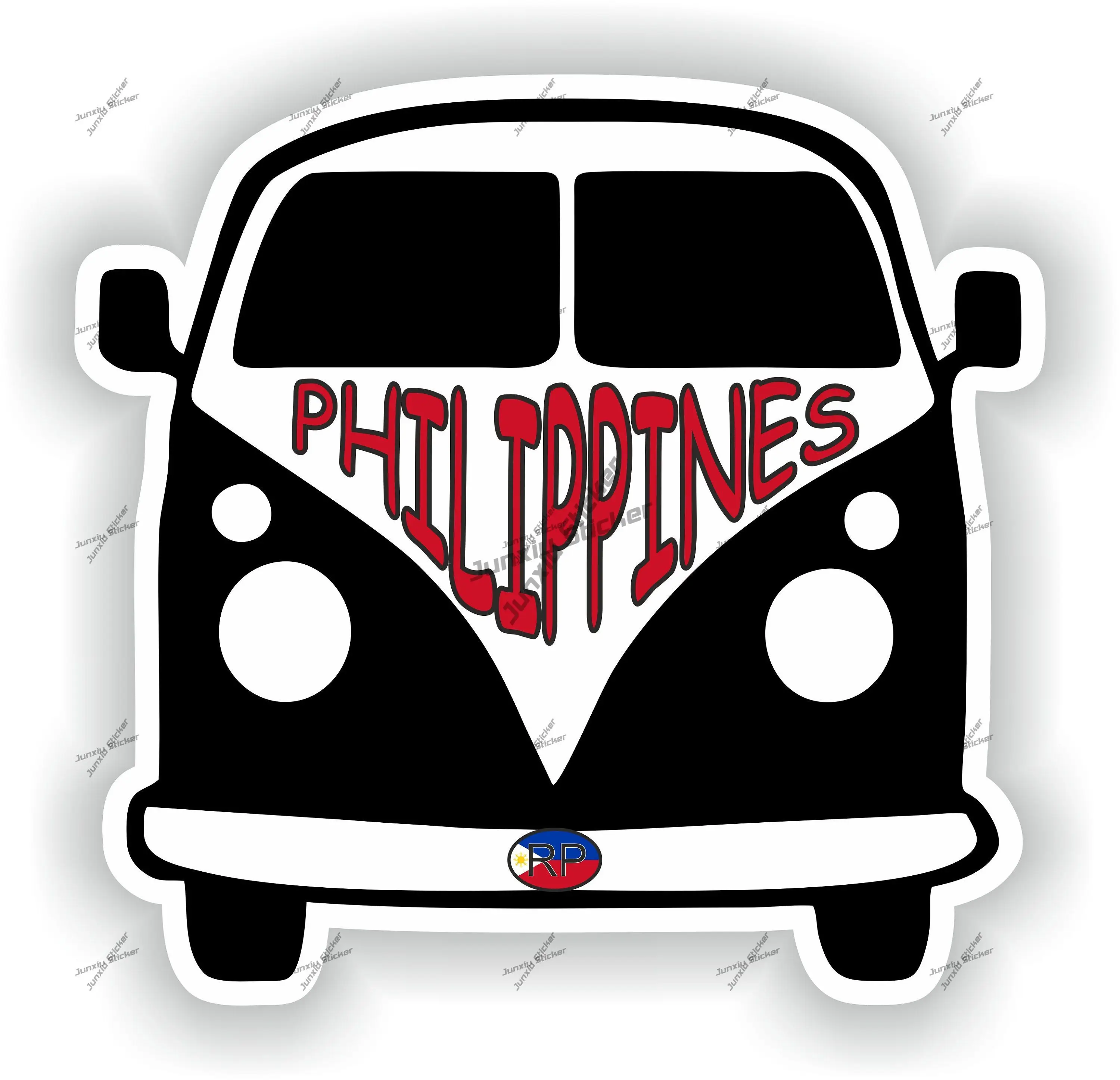 

Van Philippines Sticker for Car Truck Mobile Home Caravane Laptop Book Fridge Guitar Motorcycle Helmet Door Boat The Whole Body