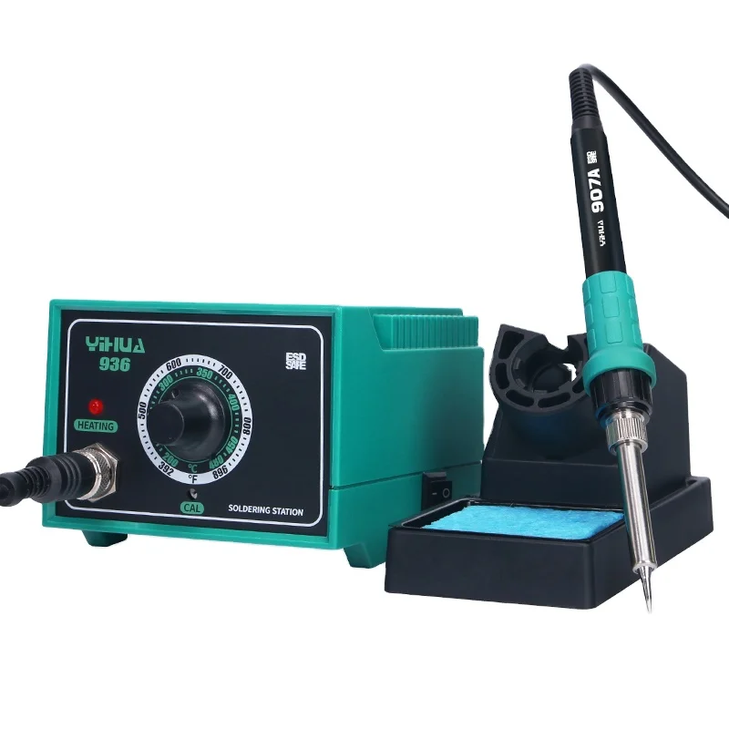 220V-240V 936  Soldering Station Electric Iron Soldering Gun Rework Station Constant Temperature Digital Display 200-480℃