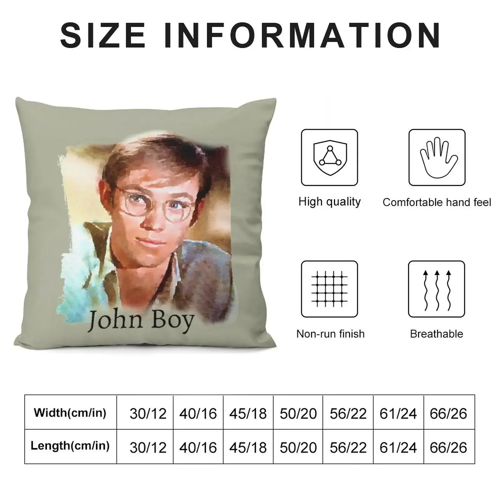 John Boy Walton Throw Pillow Throw Pillow Cushion Cover Set Marble Cushion Cover pillowcases for sofa cushions pillow