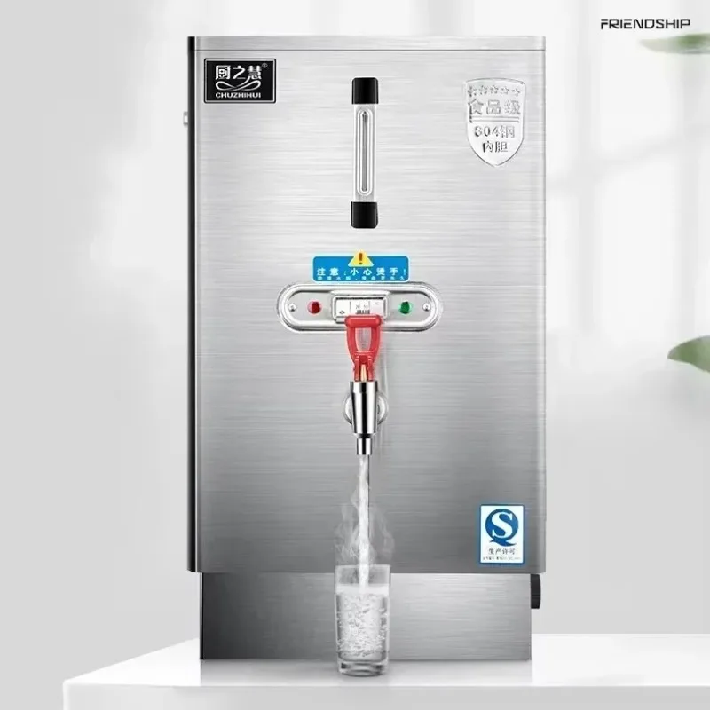Commercial fully automatic electric hot water boiler with large capacity water tank and heating furnace function.