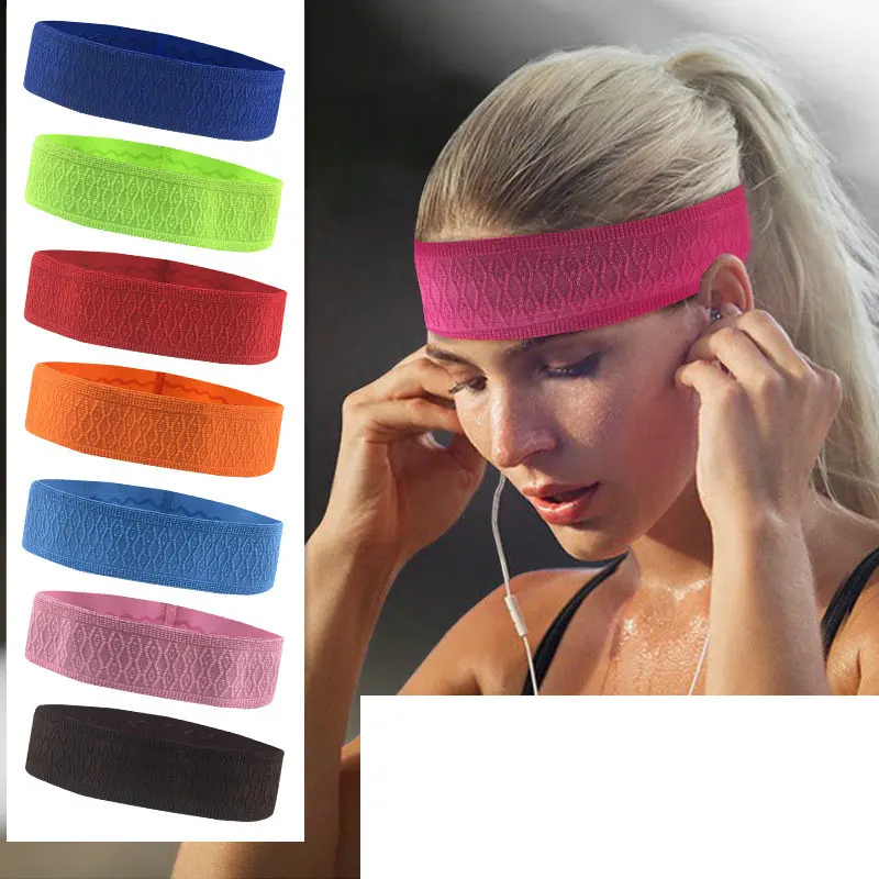 

Sports Headband Outdoor Fitness Cycling Moisture Absorption Headband Yoga Running Mountaineering Elastic Headband