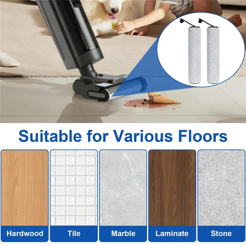 A83G-For DREAME H12S مكنسة كهربائية رطبة وجافة Dreame H12s فرشاة دوارة Dreame مكنسة كهربائية رطبة وجافة