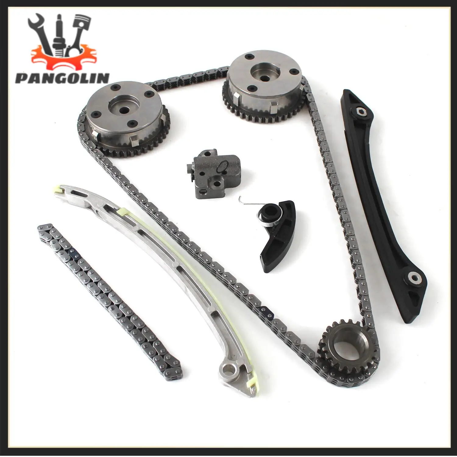 

Комплект цепи ГРМ 2 VVT и цепи масляного насоса CJ5E6C524AD CJ5E6C525AD для Land Rover Range Rover Evoque LV L538 Freelander MK2 2.0L