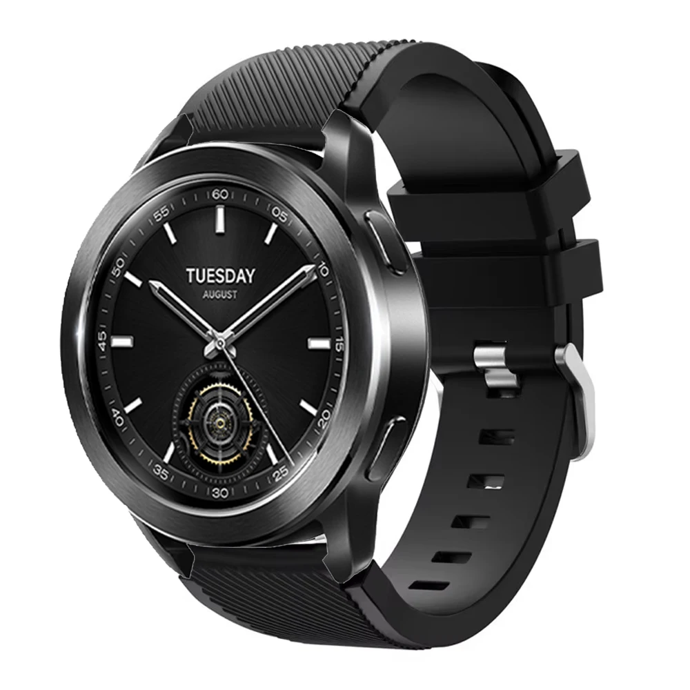 

22mm Silicone Strap For Xiaomi Watch S4 S3 S2 Huawei Watch GT5-4-3 Soft Sports Bracelet Wristband for Amazfit GTR Balance Correa