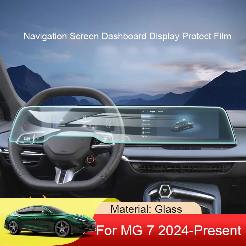 

Car GPS Navigation Screen Protect Glass Film Auto Dashboard Display Tempered Sticker Accessories For MG 7 2024-Present