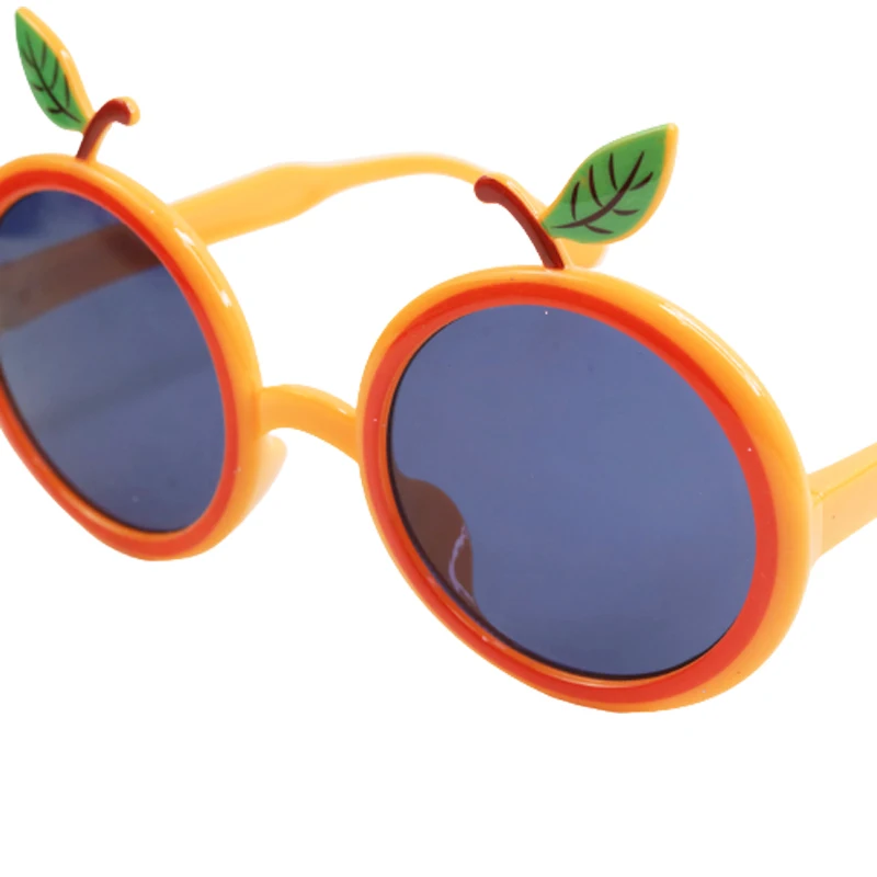 Gafas con forma de naranja para piezas, lentes coloridas y divertidas de estilo playero Hawaiano, suministros para fiesta de cumpleaños, 1 unidad