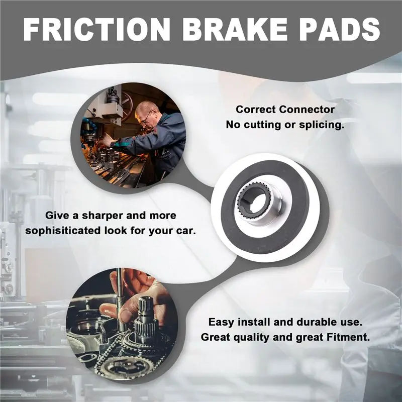 A54K-Electromagnetic Brake Motor 150MM Brake Gear Discs Assembly Friction Brake Pads For YEJ132 Base