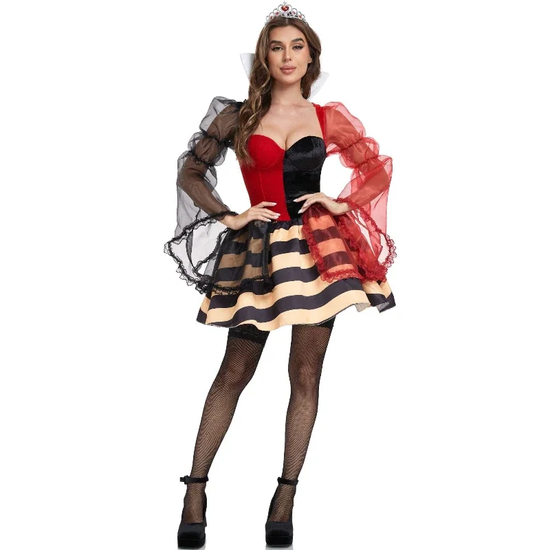 

Halloween New Role-playing Frivolous Red Queen Fancy Dress Carnival Sexy Witch Snow White Cosplay Theme Party Fantasy Costume