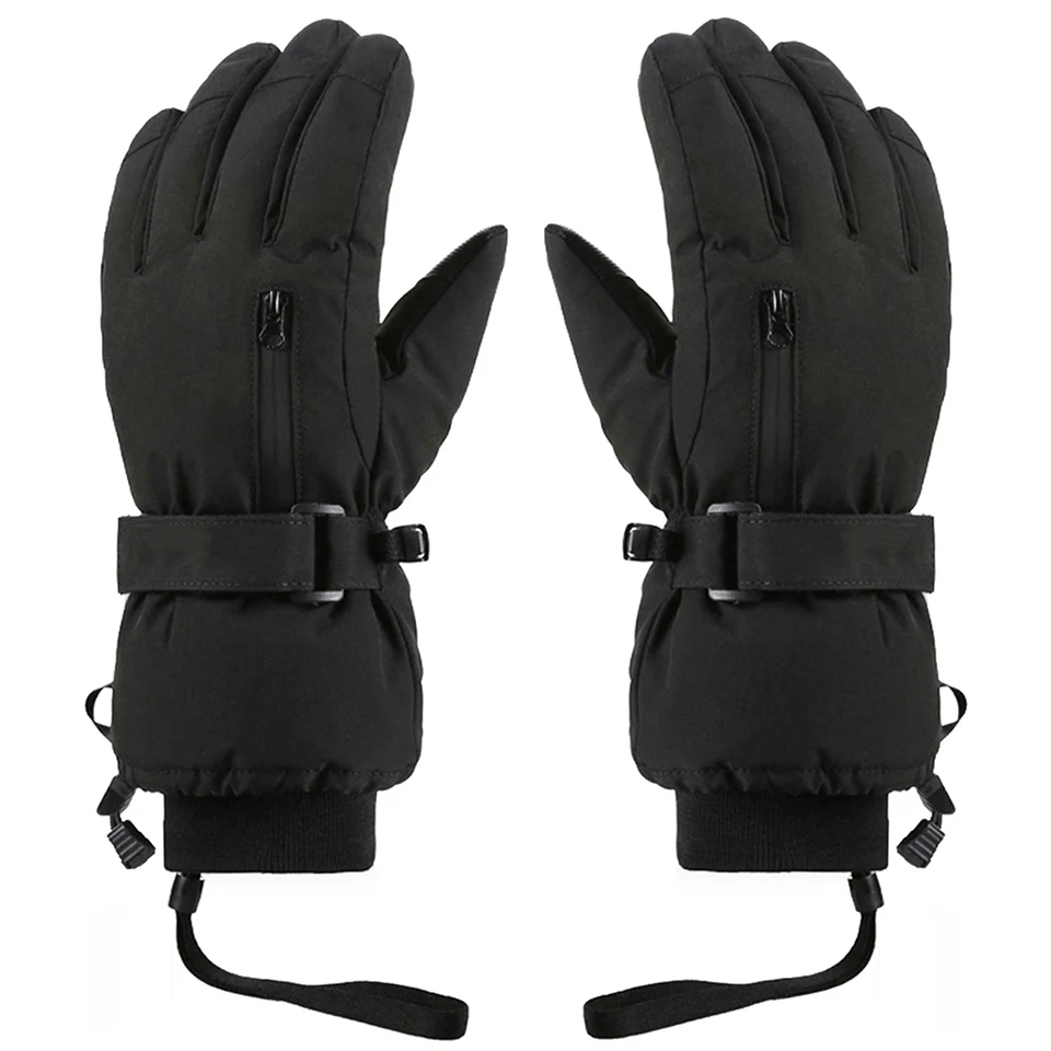 LOCLE Winter Warm Windproof Ski Gloves Men Women Touch Screen Skiing Snowboard Gloves Cycling Hiking Snowmobile Gloves