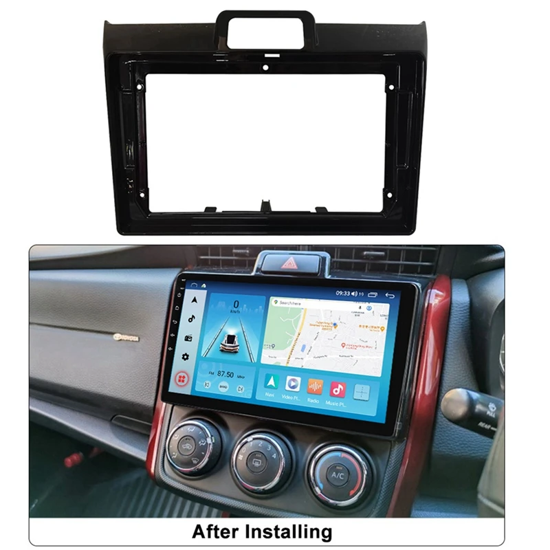 2X Car Radio Fascia For Toyota Corolla Axio Fielder 2015 DVD Stereo Frame Plate Adapter Mounting Dash Installation Bezel