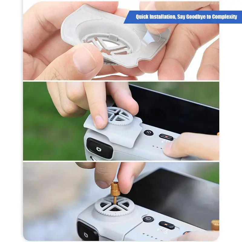 VOLODYMYR Fernbedienung Rocker Speed Controller verlängern Aluminiumlegierung Daumen Rocker für DJI RC/DJI RC2 Rocker Halterung